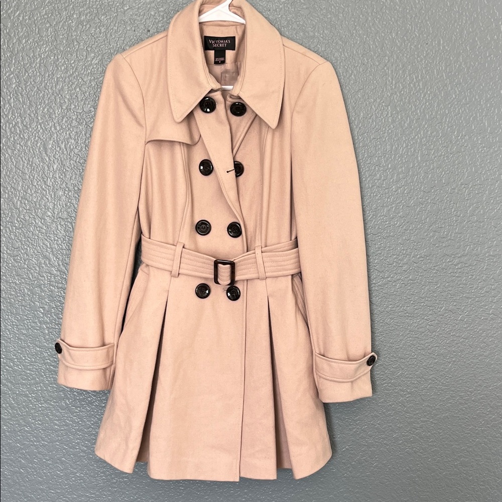 Victoria’s Secret Pearl Trench Coat size 8